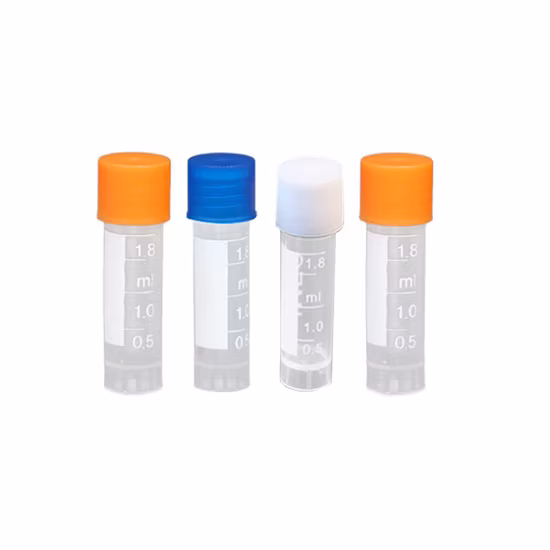 Laboratory External Thread Self Standing Cryogenic Vials 2ml