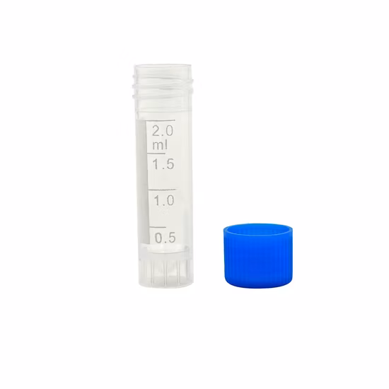 Laboratory External Thread Self Standing Cryogenic Vials 2ml