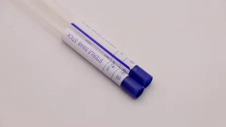 Certification stérile orale de la CE d'écouvillon de silicone d'écouvillon oral de Thoat de coton médical