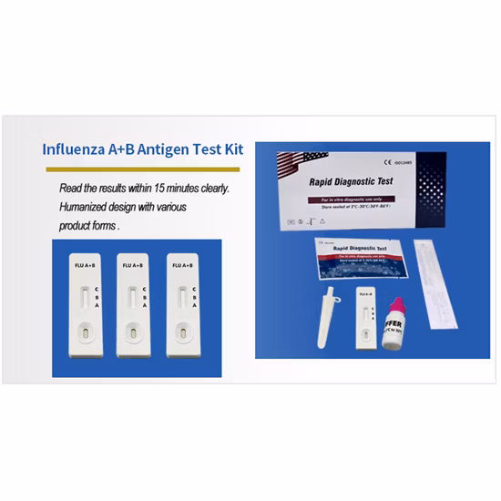 Cassette/kit de test rapide d'antigène nasal sur écouvillon